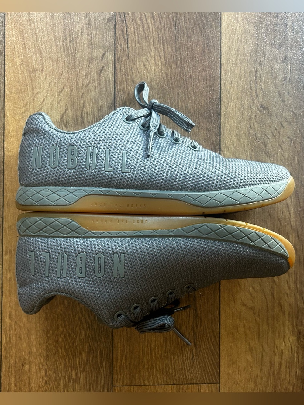 NOBULL Grey Training Shoes with Gum Sole